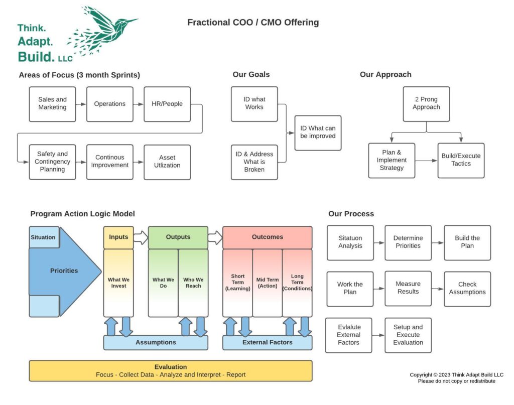 Fractional COO Services - Think Adapt Build LLC